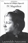 Magnificat from Service in A Major Opus 63