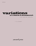 Variations on a Theme of Shostakovich (Orchestra & Piano Score)