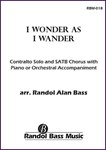 Christmas Ornaments: 4. I Wonder as I Wander (Choral Score)