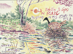 Hold Tightly to God In Peace Notecard