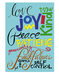 Fruits of the Holy Spirit notecard (20/pack)