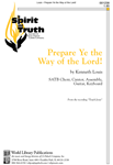Prepare Ye the Way of the Lord