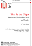 This is the Night: Procession of the Paschal Candle and Exsultet