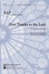 Give Thanks to the Lord
