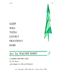 Sleep Well, Thou Lovely, Heavenly Babe