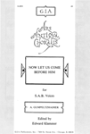 Now Let Us Come before Him