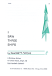 I Saw Three Ships