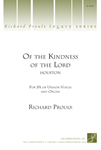 Of the Kindness of the Lord