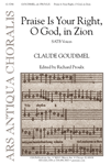 Praise Is Your Right, O God, in Zion
