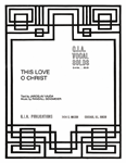 This Love, O Christ
