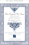 Three Dowland Part Songs