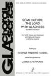 Come before the Lord with Gladness