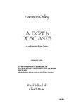A Dozen Descants - descant line only