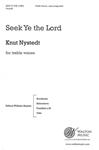 Seek Ye the Lord