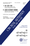 Two European Madrigals (Au Joli Jeu; Lenz Kommt Herbei)