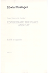 Consecrate the Place and Day