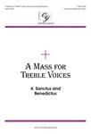 Sanctus And Benedictus  Fr Mass For Treb