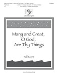 Many And Great O God Are Thy Things