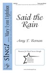 Said the Rain (Performance/Accompaniment CD)