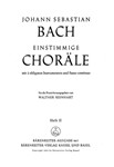 Einstimmige Chorale aus den Kantaten, Heft 2 -6 Choralkompositionen fur Solostimme oder Chor mit obl