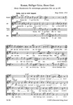 Komm, Heiliger Geist op. 6/2,III (1933) -Kleine Choralmotette-