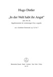 In der Welt habt ihr Angst Nr. 7 -Begrabnismotette- (aus "Geistliche Chormusik" op. 12 (1934-1941))