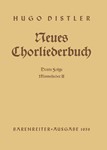 Minnelieder II. Neues Chorliederbuch zu Worten von Hans Grunow, Folge 3 op. 16/3 (1936/1938)