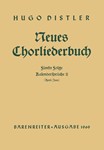 Kalenderspruche II (April - Juni). Neues Chorliederbuch zu Worten von Hans Grunow, Folge 5 op. 16/5