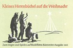 Kleines Hirtenbuchel auf die Weihnacht -18 deutsche Volksweisen auf die Christgeburt zum Singen und