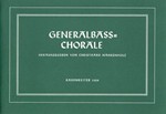 GeneralbaS-Chorale -72 nicht ausgesetzte Kirchenlieder des 17. Jh. (Melodie und Bass) fur Klavier (O