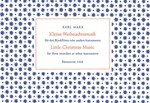 Kleine Weihnachtsmusik fur drei Blockfloten op. 27c (1937)