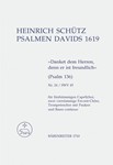 Danket dem Herren, denn er ist freundlich fur 2 Favoritchore, Capellchor und Instrumente SWV 45 -Psa