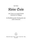 Kleine Suite nach Tanzen aus Leopold Mozarts Notenbuch fur Wolfgang
