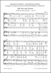 zwei Motetten Nr. 13 und 14 SWV 65, 66 -Motetten- (aus "Cantiones sacrae" (1625))