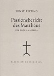 Passionsbericht des Matthaus