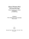 The Art of Fugue BWV 1080 -Violin I part (version for string quartet), descant gamba I part (version