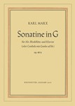 Sonatine fur Altblockflote und Klavier oder Cembalo G-Dur op. 48/6