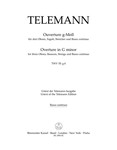 Ouverture fur drei Oboen, Fagott, Streicher und Basso continuo g-Moll TWV 55:g4