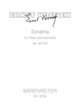 Sonatina fur Flote und Klarinette in B op. 92 / 2b (1942)