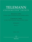 Concerto for Flute, Violin, Violoncello, Strings and Basso Continuo A major TWV 53:A 2 -Tafelmusik I