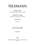 Concerto for three Violins, Strings and Basso Continuo F major TWV 53:F1 (Tafelmusik II)