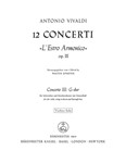 Concerto III G-Dur RV 310 (aus "L'Estro armonico" op. 3)