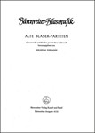 Alte Blaserpartiten -8 Satze von Melchior Franck, Moritz von Hessen, Michael Praetorius und Samuel S
