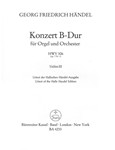 Organ Concerto B-flat major op. 7/1 HWV 306 -Concerto for Organ (Harpsichord) and Orchestra-