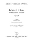 Organ Concerto B-flat major op. 7/1 HWV 306 -Concerto for Organ (Harpsichord) and Orchestra-