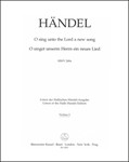 O sing unto the Lord HWV 249a