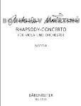 Rhapsody-Concerto for Viola and Orchestra - Study Score