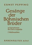 Gesange der Bohmischen Bruder in Variationen, Heft 1 (1963) -Weihnachten: Neun Liedvariationen-