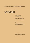 Eile, Gott, mich zu erretten -Ingressus (Psalm 70,2)- (aus "Vesper" (1962))