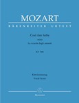 Così fan tutte ossia La scuola degli amanti K. 588 -Dramma giocoso in two acts-
